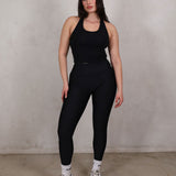 High Shine Black Leggings