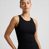 The Ultimate Ribbed Tank Black