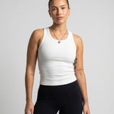 The Ultimate Ribbed Tank White