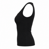 The Ultimate Ribbed Tank Black