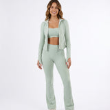 Mint Muse High Rise Flares