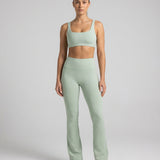 Mint Muse High Rise Flares
