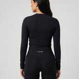 High Shine Black Shorts